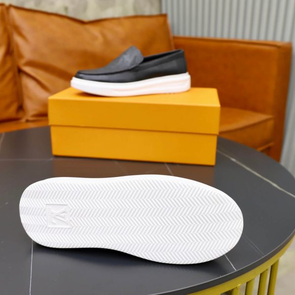 Louis Vuitton Beverly Hills Loafer – Black Monogram Grained Calf Leather (9) Louis Vuitton Beverly Hills Loafer – Black Monogram Grained Calf Leather