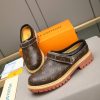 Louis Vuitton Classic Dark Monogram Lug-Sole Mule (1) Louis Vuitton Classic Dark Monogram Lug-Sole Mule