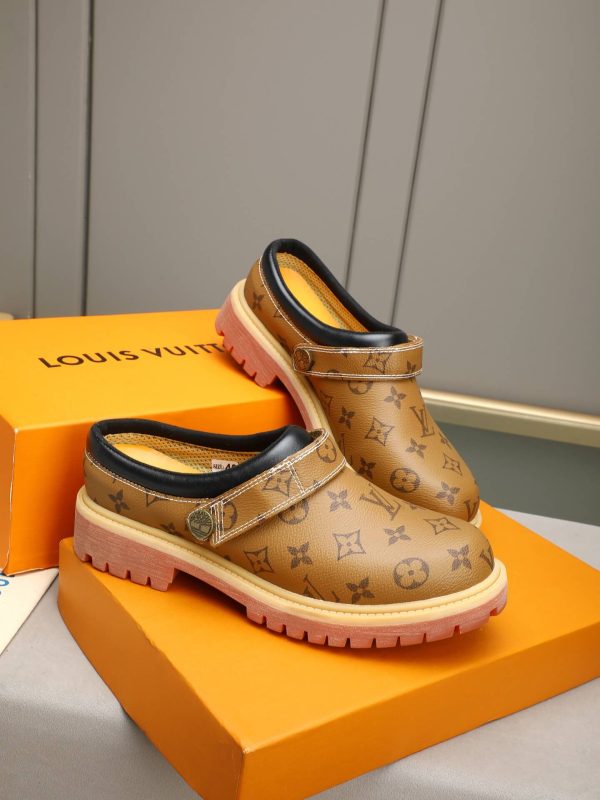 Louis Vuitton Classic Monogram Lug-Sole Mule – Brown & Gum