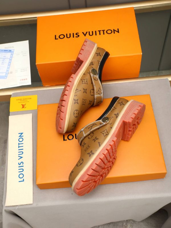 Louis Vuitton Classic Monogram Lug-Sole Mule – Brown & Gum