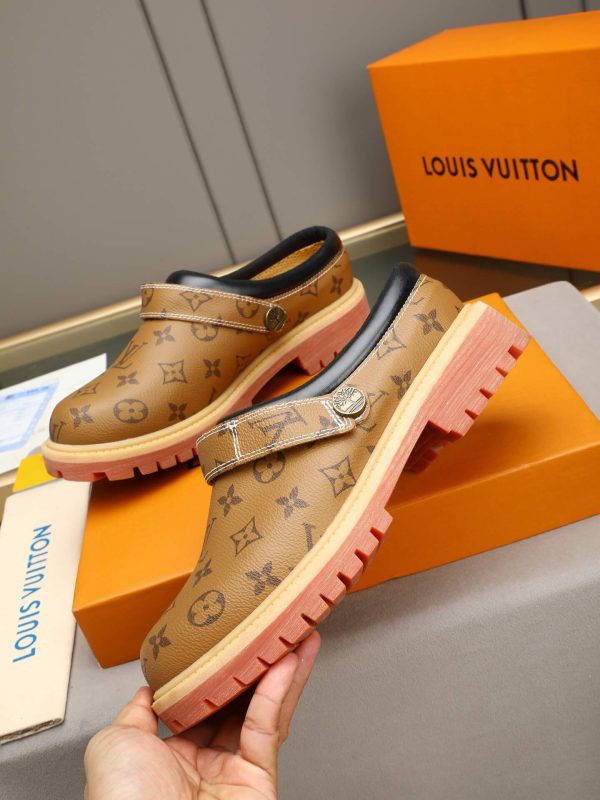 Louis Vuitton Classic Monogram Lug-Sole Mule – Brown & Gum