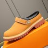 Louis Vuitton Embossed LV Lug-Sole Mule – Wheat & Gum