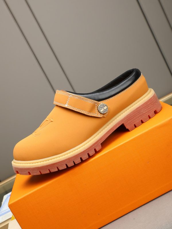 Louis Vuitton Embossed LV Lug-Sole Mule – Wheat & Gum