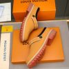 Louis Vuitton Embossed LV Lug-Sole Mule – Wheat & Gum