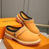 Louis Vuitton Embossed LV Lug-Sole Mule – Wheat & Gum