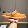 Louis Vuitton Embossed LV Lug-Sole Mule – Wheat & Gum