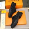 Louis Vuitton Embossed Monogram Lug-Sole Mule – Triple Black