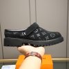 Louis Vuitton Embossed Monogram Lug-Sole Mule – Triple Black
