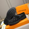 Louis Vuitton Embossed Monogram Lug-Sole Mule – Triple Black