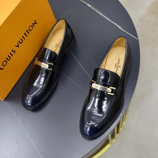 Louis Vuitton Major Loafer – Black Glazed Calf Leather (5) Louis Vuitton Major Loafer – Black Glazed Calf Leather
