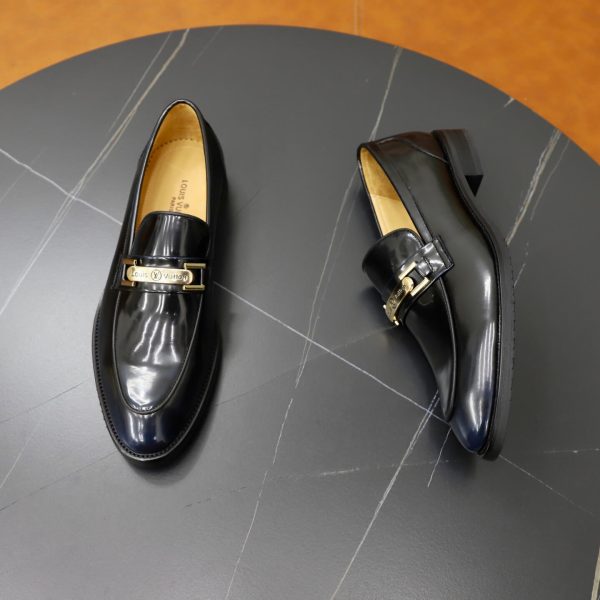 Louis Vuitton Major Loafer – Black Glazed Calf Leather (9) Louis Vuitton Major Loafer – Black Glazed Calf Leather