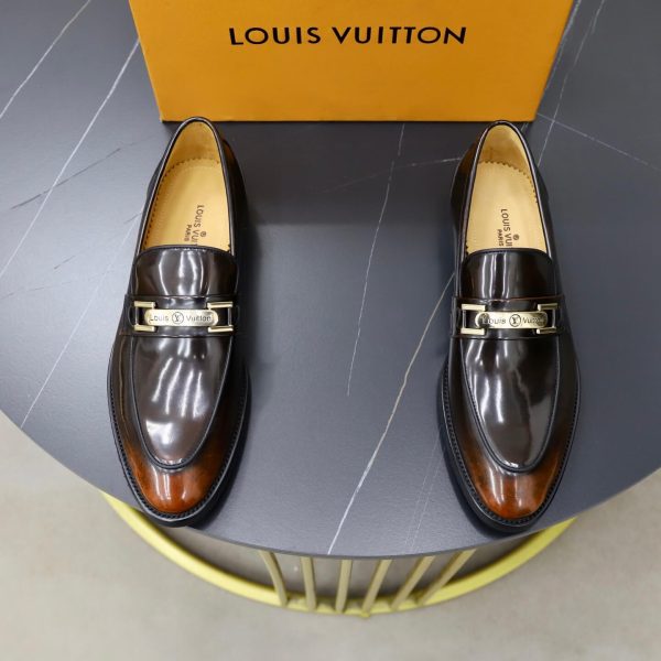 Louis Vuitton Major Loafer – Moka Brown Patina Glazed Calf Leather (4) Louis Vuitton Major Loafer – Moka Brown Patina Glazed Calf Leather