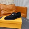 Louis Vuitton Major Loafers – Black Suede & Monogram Leather (1) Louis Vuitton Major Loafers – Black Suede & Monogram Leather