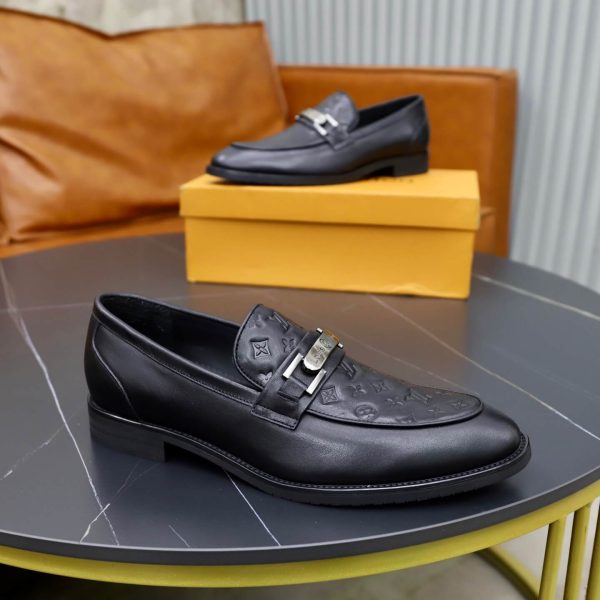 Louis Vuitton Major Loafers – Classic Black Monogram Leather (6) Louis Vuitton Major Loafers – Classic Black Monogram Leather