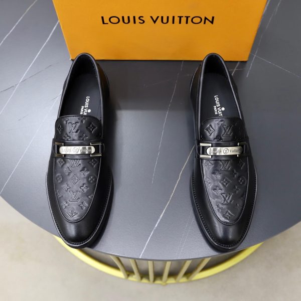 Louis Vuitton Major Loafers – Classic Black Monogram Leather (9) Louis Vuitton Major Loafers – Classic Black Monogram Leather