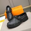 Louis Vuitton Monogram Eclipse Lug-Sole Mule (3) Louis Vuitton Monogram Eclipse Lug-Sole Mule