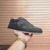 Philipp Plein Camouflage Hexagon Low-Top Sneaker – Black & Grey