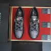 Philipp Plein Camouflage Hexagon Low-Top Sneaker – Grey & Black