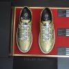 Philipp Plein Camouflage Hexagon Low-Top Sneaker – Olive Gold