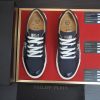 Philipp Plein Croc-Embossed Hexagon Low-Top Sneaker – Navy Blue