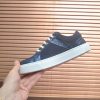 Philipp Plein Croc-Embossed Hexagon Low-Top Sneaker – Navy Blue