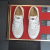 Philipp Plein Croc-Embossed Hexagon Low-Top Sneaker – White