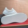 Philipp Plein Croc-Embossed Hexagon Low-Top Sneaker – White
