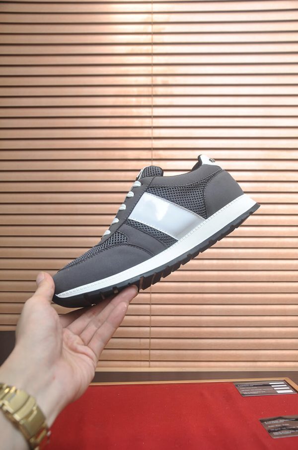 Philipp Plein Hexagon Runner Sneaker – Grey & White (1) Philipp Plein Hexagon Runner Sneaker – Grey & White