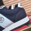 Philipp Plein Hexagon Runner Sneaker – Navy Blue & White