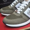 Philipp Plein Hexagon Runner Sneaker – Olive Green & White