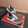 Philipp Plein Hexagon Runner Sneaker – Olive Green & White