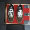 Philipp Plein Hexagon Runner Sneaker – Olive Green & White