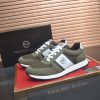 Philipp Plein Hexagon Runner Sneaker – Olive Green & White