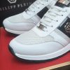 Philipp Plein Hexagon Runner Sneaker – White & Black (6) Philipp Plein Hexagon Runner Sneaker – White & Black