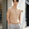 Polo Ralph Lauren Cable-Knit Cotton Polo-Collar Sweater- Beige (2) Polo Ralph Lauren Cable-Knit Cotton Polo-Collar Sweater- Beige
