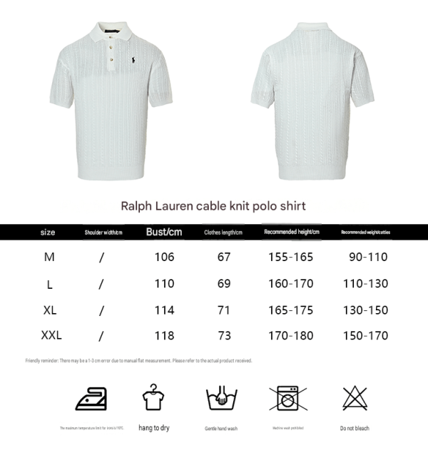 Polo Ralph Lauren Cable-Knit Cotton Polo-Collar Sweater- Blue (1) Polo Ralph Lauren Cable-Knit Cotton Polo-Collar Sweater- Blue