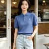 Polo Ralph Lauren Cable-Knit Cotton Polo-Collar Sweater- Blue (2) Polo Ralph Lauren Cable-Knit Cotton Polo-Collar Sweater- Blue