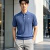 Polo Ralph Lauren Cable-Knit Cotton Polo-Collar Sweater- Blue (3) Polo Ralph Lauren Cable-Knit Cotton Polo-Collar Sweater- Blue
