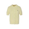 Polo Ralph Lauren Cable-Knit Cotton Short-Sleeve Cardigan- Cream (7) Polo Ralph Lauren Cable-Knit Cotton Short-Sleeve Cardigan- Cream