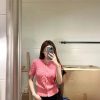 Polo Ralph Lauren Cable-Knit Cotton Short-Sleeve Cardigan- Pale Pink