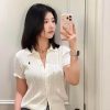Polo Ralph Lauren Cable-Knit Cotton Short-Sleeve Cardigan- White