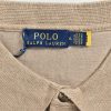 Polo Ralph Lauren Cotton Polo-Collar Knit Shirt- Camel Melange