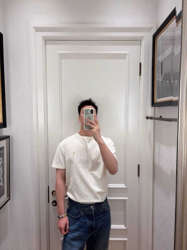 Polo Ralph Lauren Jersey Crewneck T-Shirt- Parchment Cream (3) Polo Ralph Lauren Jersey Crewneck T-Shirt- Parchment Cream