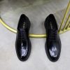 Prada Brushed Leather Derby Shoes – Classic Black (5) Prada Brushed Leather Derby Shoes – Classic Black