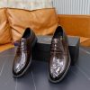 Prada Brushed Leather Derby Shoes – Fumè Brown (2) Prada Brushed Leather Derby Shoes – Fumè Brown