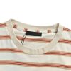 Prada Cotton Stripe T-Shirt- Camel (6) Prada Cotton Stripe T-Shirt- Camel