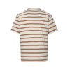 Prada Cotton Stripe T-Shirt- Camel (7) Prada Cotton Stripe T-Shirt- Camel