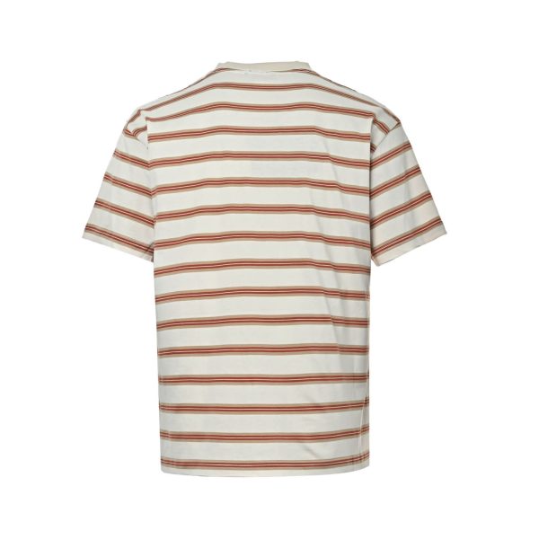 Prada Cotton Stripe T-Shirt- Camel (7) Prada Cotton Stripe T-Shirt- Camel