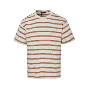 Prada Cotton Stripe T-Shirt- Camel