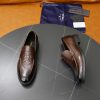 Prada Crinkled Leather Penny Loafers – Fumè Cocoa Brown (4) Prada Crinkled Leather Penny Loafers – Fumè Cocoa Brown
